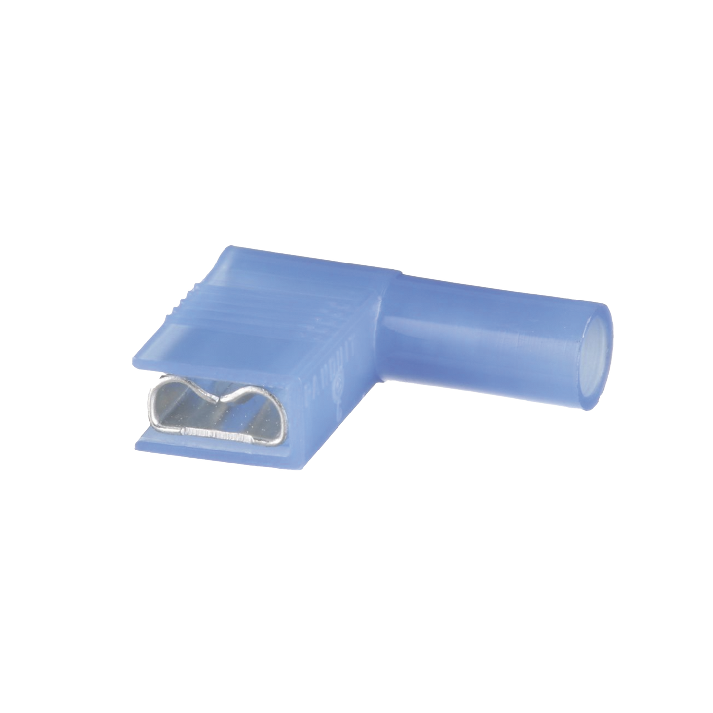 Terminal de Desconexión Hembra Pan-Termâ„¢ a 90º, Color Azul, Nylon, para cable 14-16 AWG, 0.250 x 0.032 " (6.3 x 0.8mm)