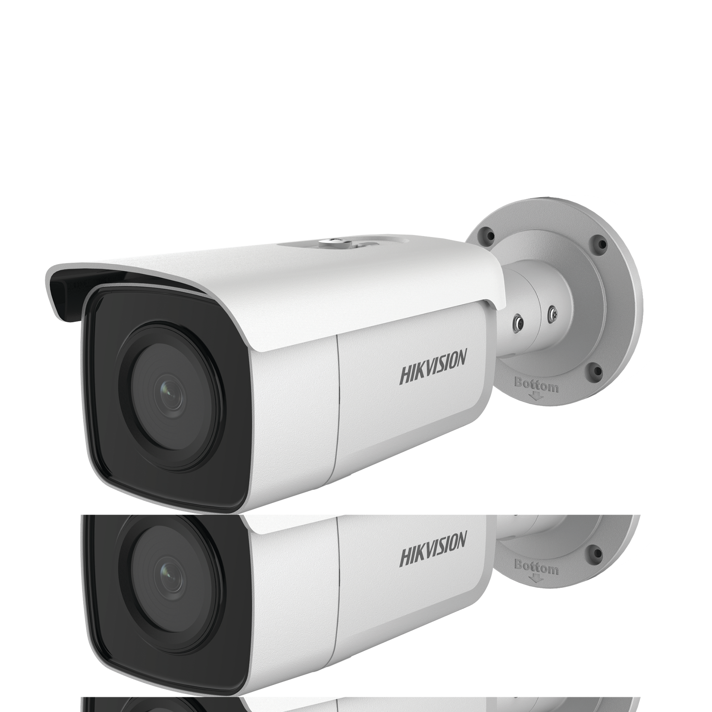 Bala IP 8 Megapixel / Filtro de Falsas Alarmas / Lente 2.8 mm / 60 mts IR EXIR / Exterior IP67 / Sirena y Luz Integrado / Micrófono Integrado / Entrada y Salida de Audio y Alarmas / MicroSD / ACUSEARCH