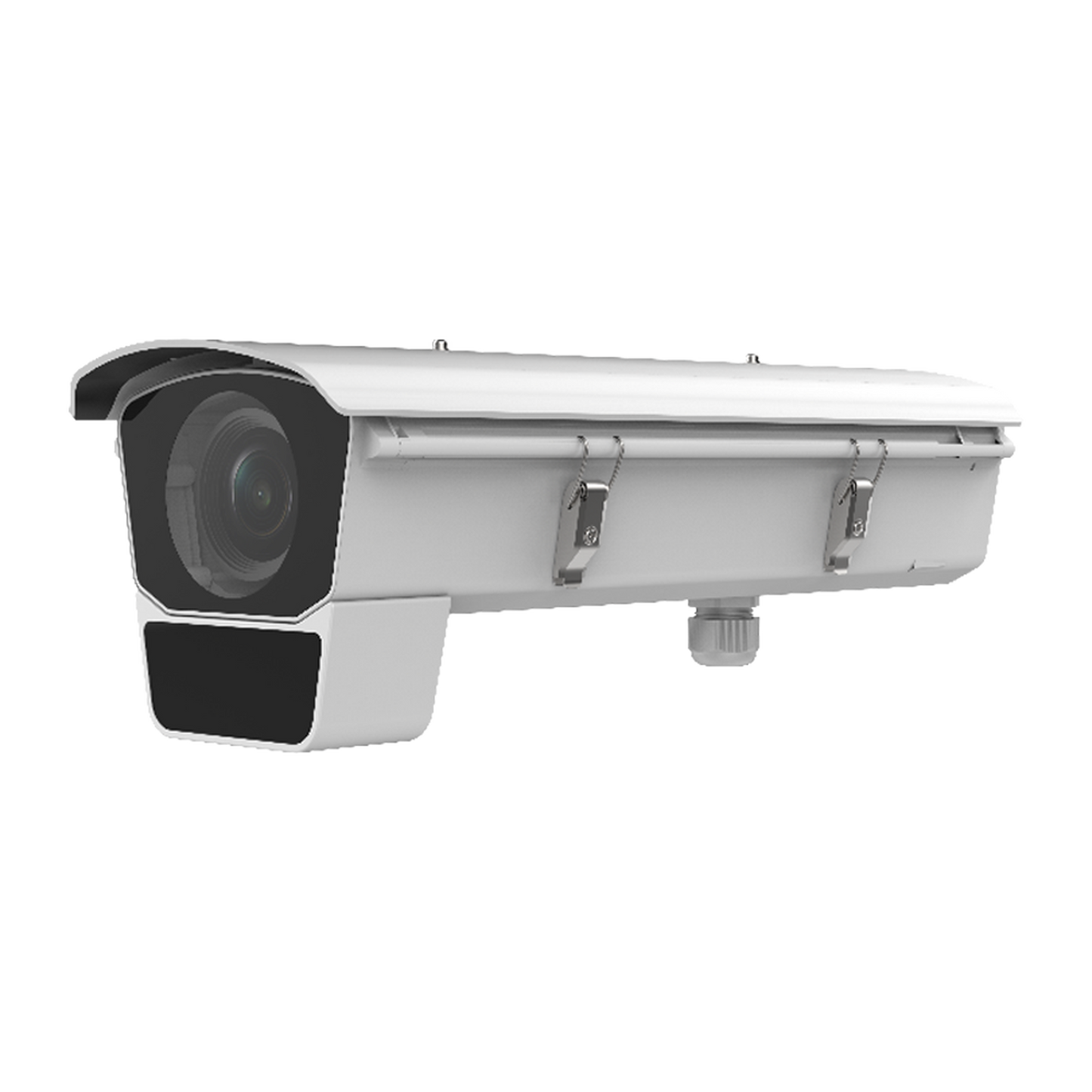 Cámara Tipo Box de 2MP / Lente 3.8- 16 mm / DarkFighter / Con Gabinete / IK10 / IP66 / Detección de Rostros / microSD