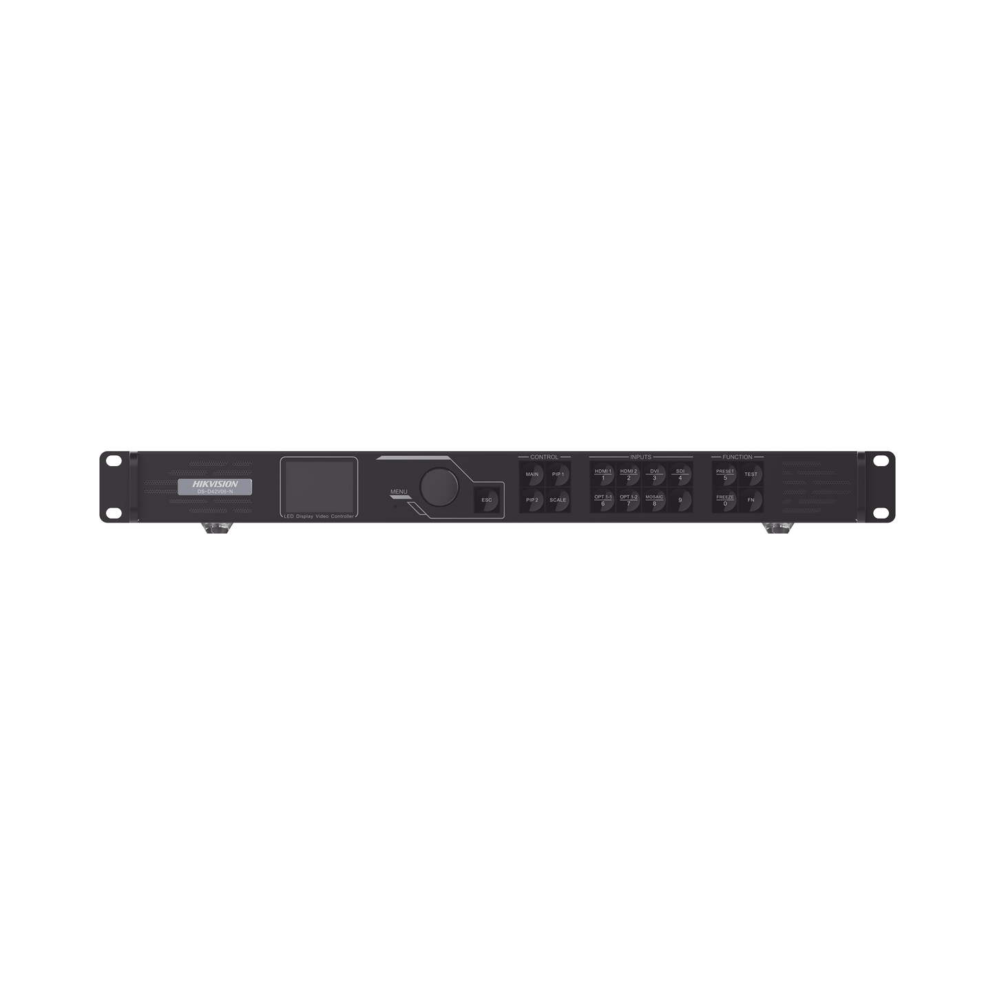 Controlador para Videowall / 6 Puertos RJ45 para Paneles LED / Compatible con Pantallas LED Para Exterior / Compatible con DS-D4440FO-BKI y DS-D4225FO-BGF