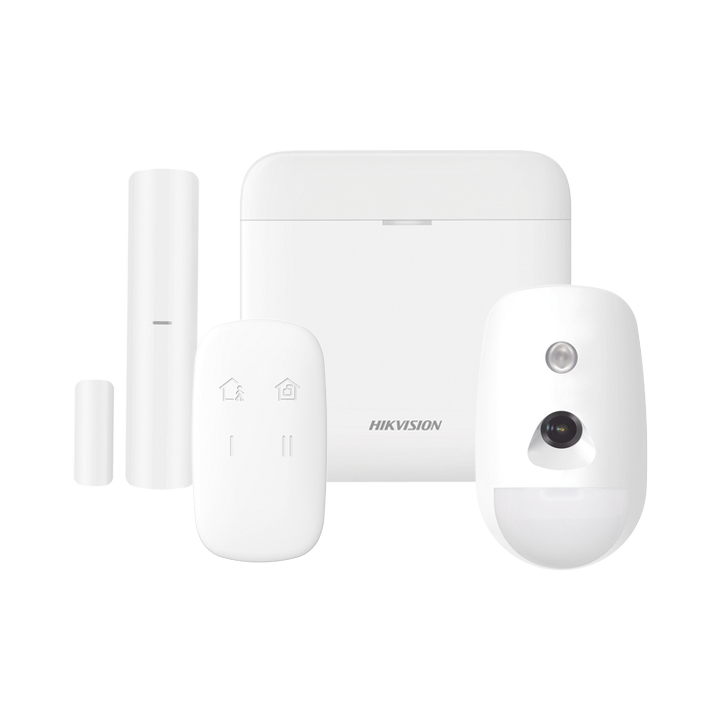 (AX PRO) KIT de Alarma AX PRO / Incluye: 1 Hub con bateria de respaldo / 1 Sensor PIR / 1 Contacto Magnético / 1 Control ...