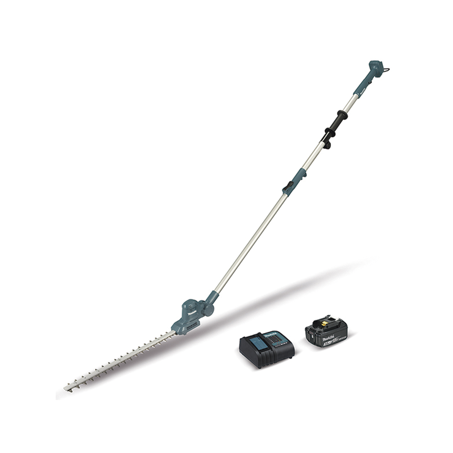 Cortasetos telescópico inalámbrico 18V, hoja de Corte de 46 cm de longitud 2700 Cpm, Incluye BatearÃa y Cargador.