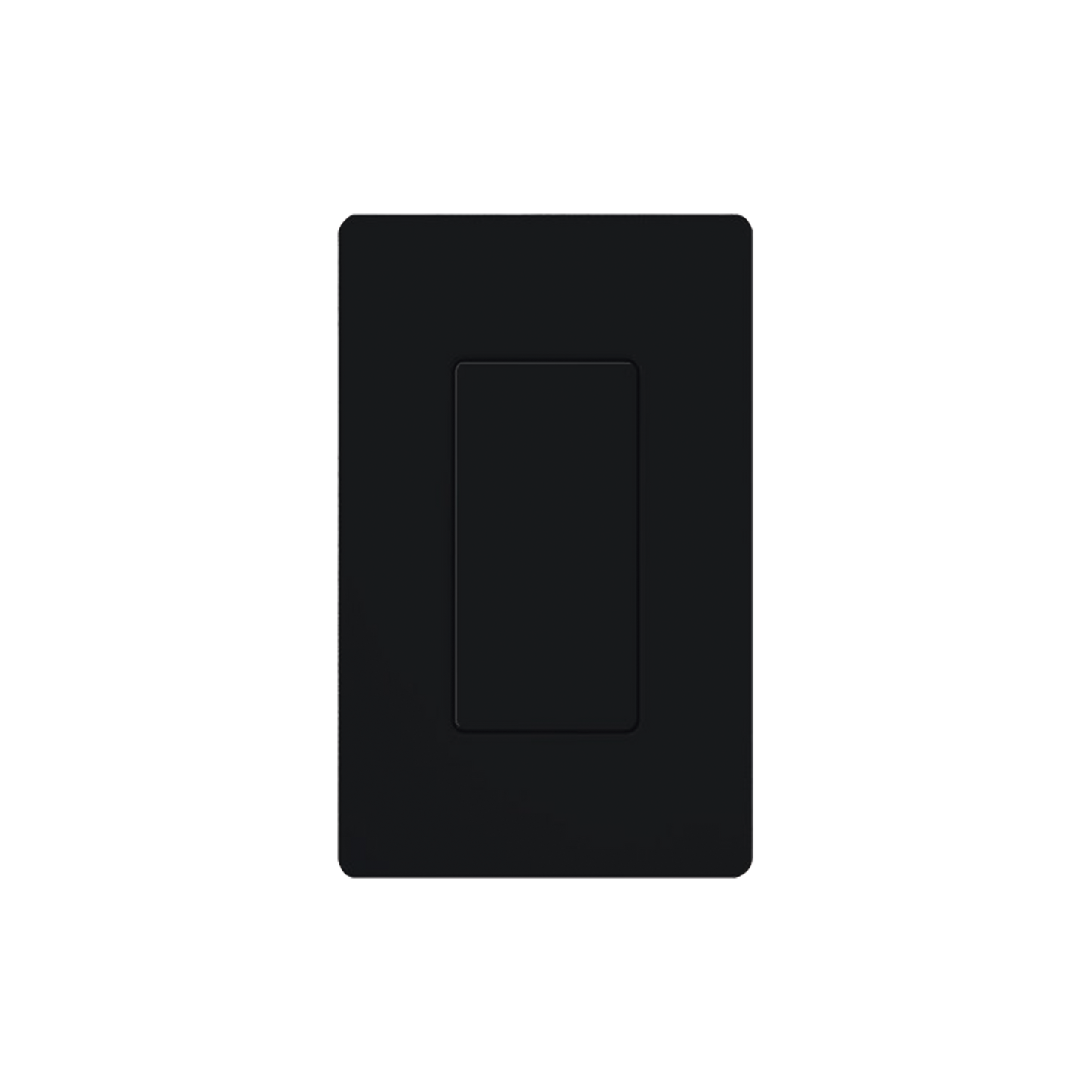 Placa ciega color negro.