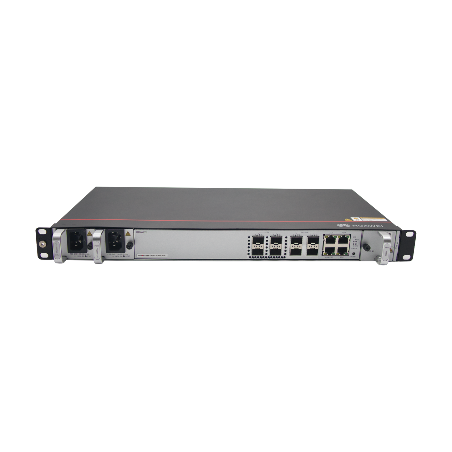 OLT GPON OptiXAccess 4 puertos C+, 4 puertos uplink (10GE/GE), 2 Fuentes de Alimentación AC, 1 UR