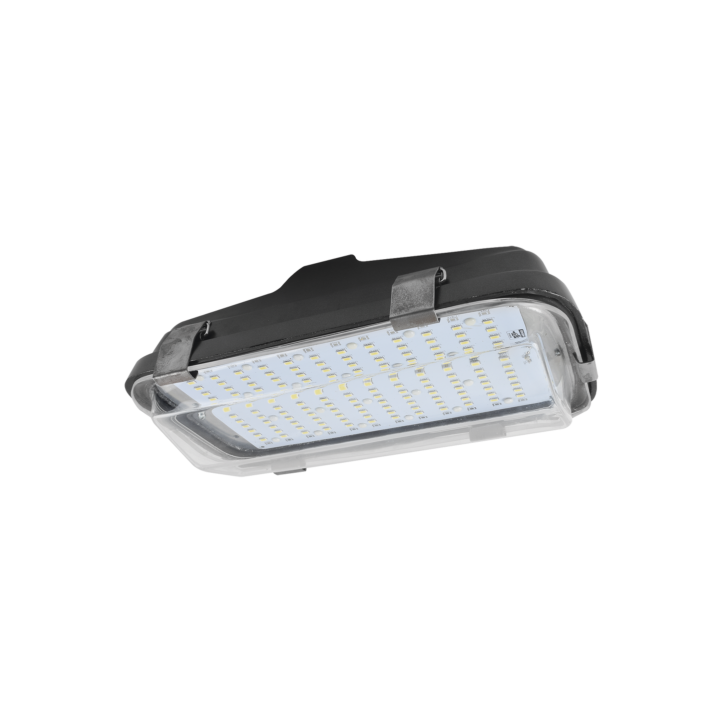 Luminaria LED para alumbrado publico de 45 watts de 12/24 Vcc incluye tempocontrolador, 5040 Lm