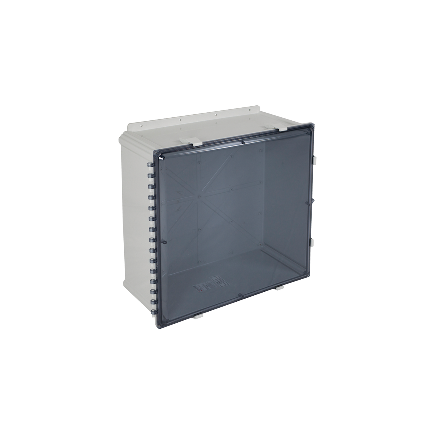 Caja De Policarbonato Con Puerta Tintada, 24"Hx24"Wx10"D, IP66, Uso Interior Exterior, Listado UL/cUL