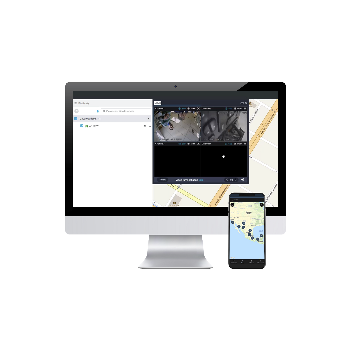 Plataforma Avanzada para LogÃstica, Rastreo GPS, VIDEO Móvil y IoT / Anualidad (Licencia para 1 localizador GPS/DVR Móvil)