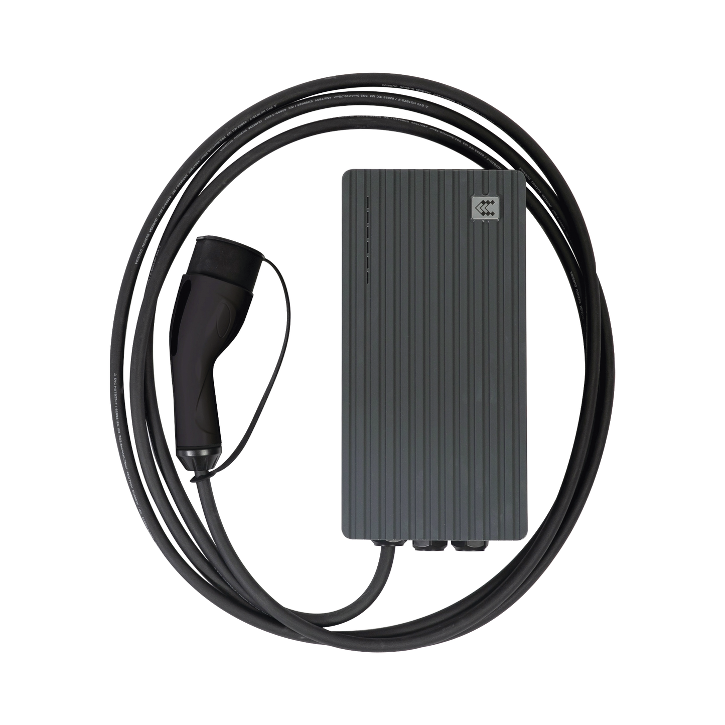 Estación de Carga para VehÃculos Eléctricos con Conector Tipo 1 (SAE J1772), 220Vca con Potencia de Salida de 7.4kW (32A / bifásica)