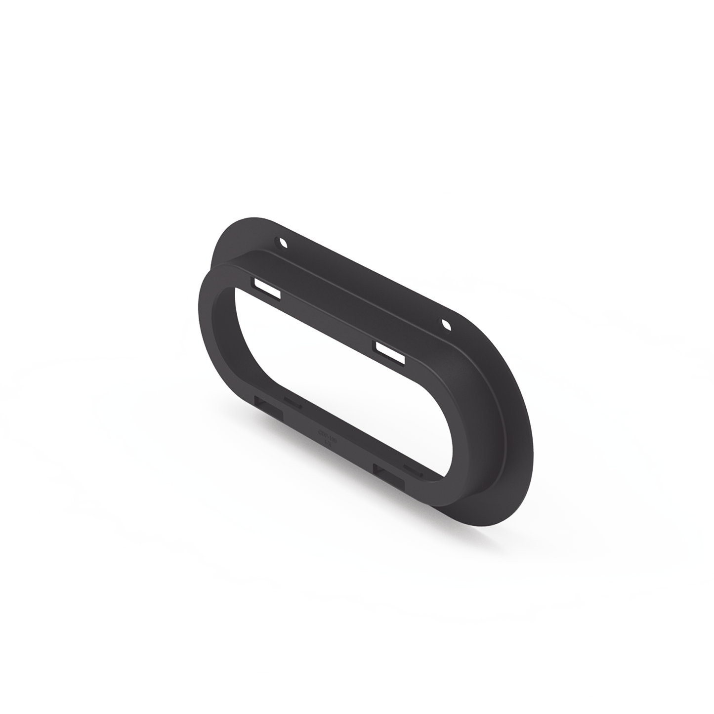 Brida de policarbonato, Color Negro, Accesorio para plafón Serie ED3060