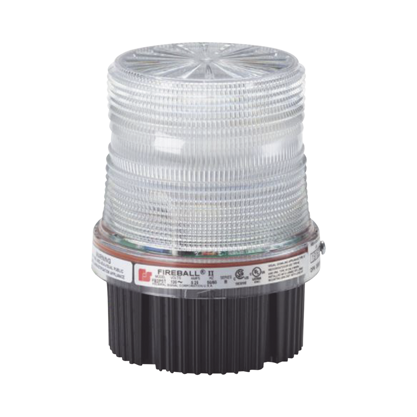 Fireball® LED Luz de advertencia Listado por UL y cUL 12-24 VCD Color Claro