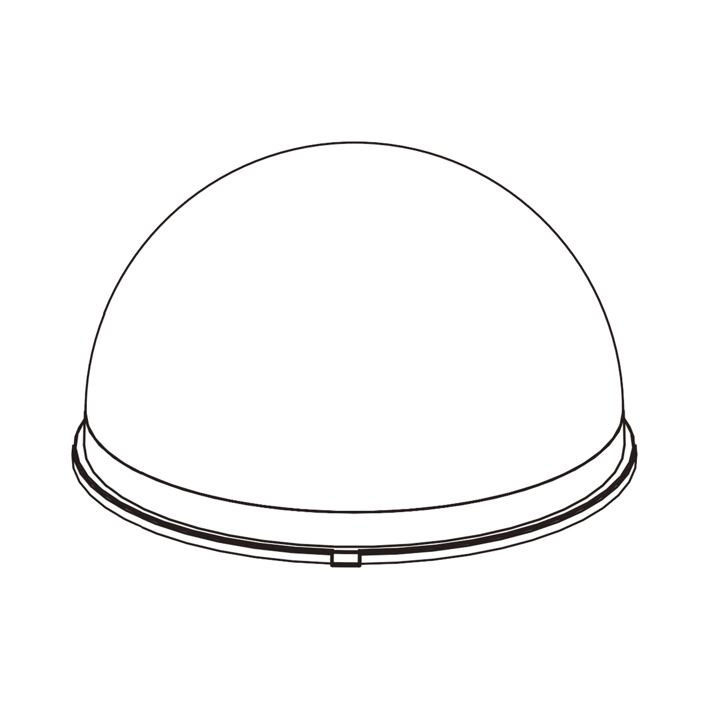 Burbuja cristalina para domos Wisenet