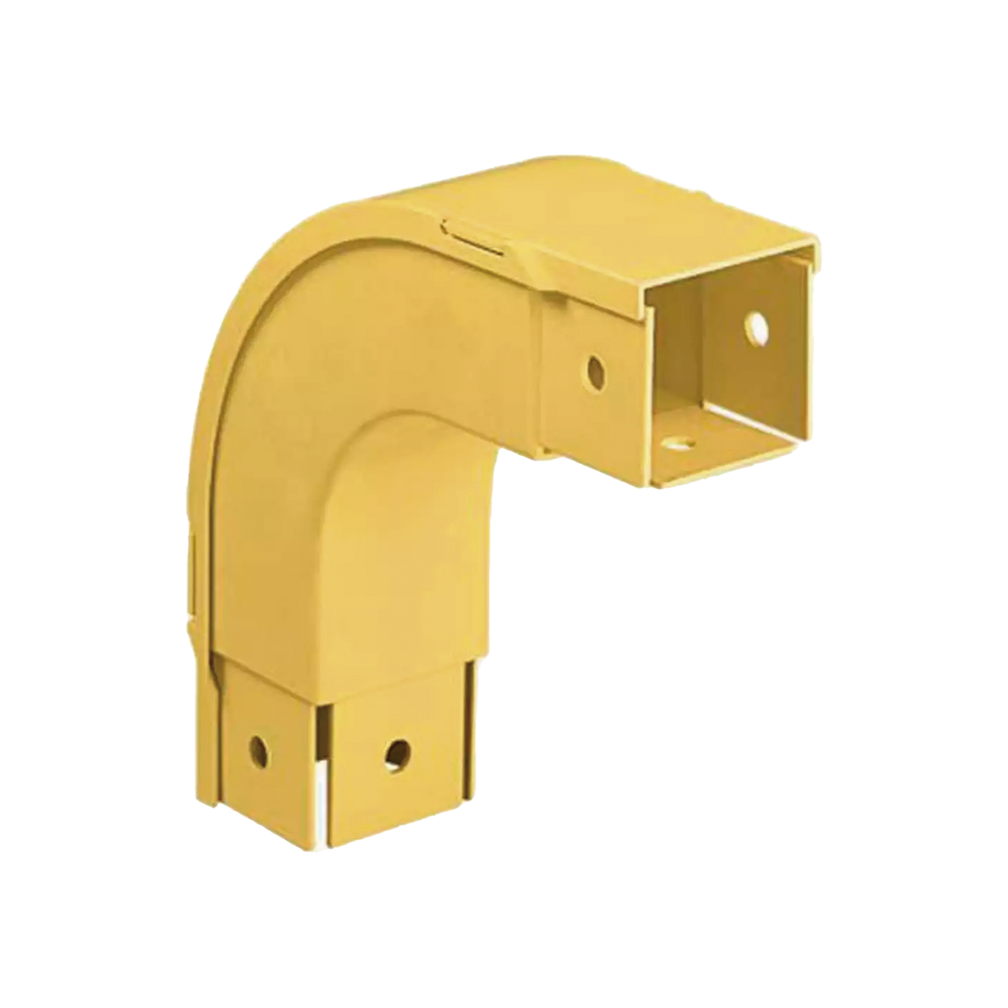 Bajada Vertical Exterior de 90º, Para uso con Canaletas 2x2 FiberRunnerâ„¢, Color Amarillo