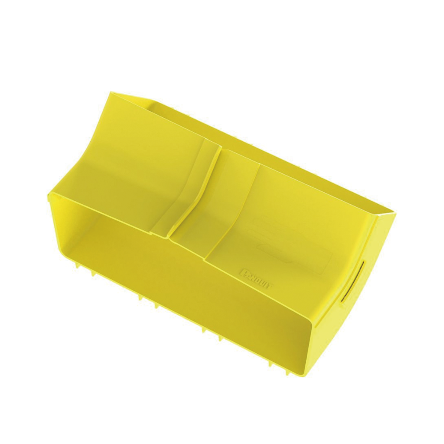 Bajada Vertical Interior de 45º con Tapa, Para uso con Canaletas 12X4 FiberRunnerâ„¢, Color Amarillo