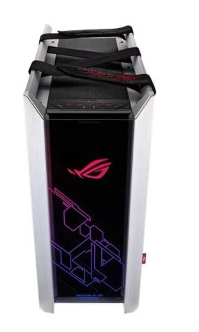 Gabinete Gamer ASUS ROG Strix Helios GX601, iluminación LED RGB, ATX,EATX, Sin fuente, 4 Ventiladores Instalados (4x 140mm), Negro