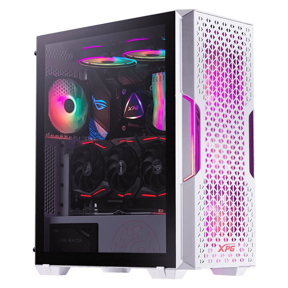 Gabinete GAMER XPG ADATA STARKER AIR, Media torre, Gabinete, Color blanco