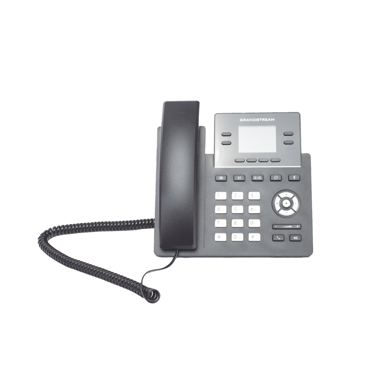 Teléfono IP Grado Operador, 4 lÃneas SIP con 2 cuentas, puertos Gigabit PoE, pantalla a color 2.4", codec Opus, IPV4/IPV6 con gestión en la nube GDMS