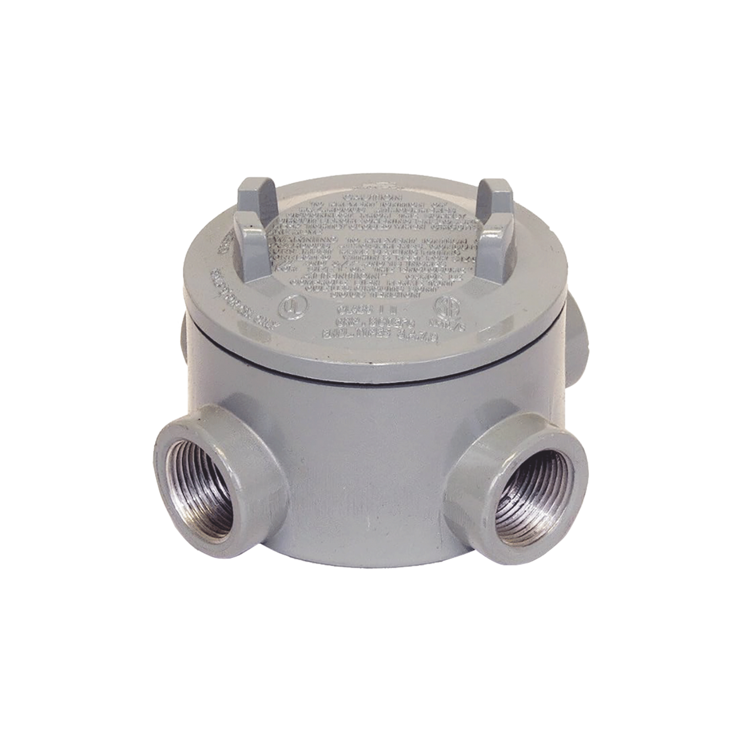 Caja para Ãreas Peligrosas con Tapa Tipo GRX de 1" (25.4 mm) / Con 4 salidas.