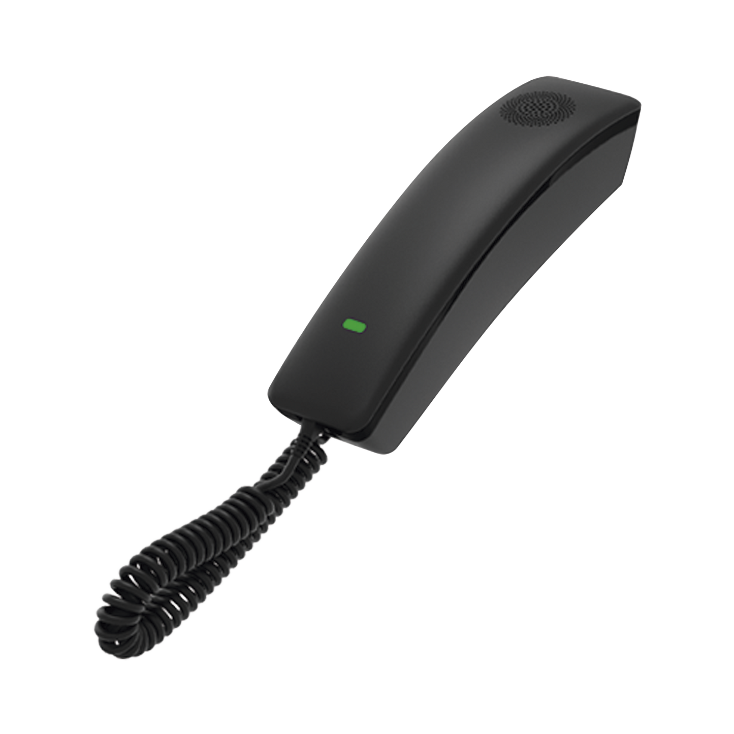 Teléfono IP profesional para HotelerÃa, montaje en pared, teclado numérico estándar, conferencia de 3 vÃas, Opus y PoE.