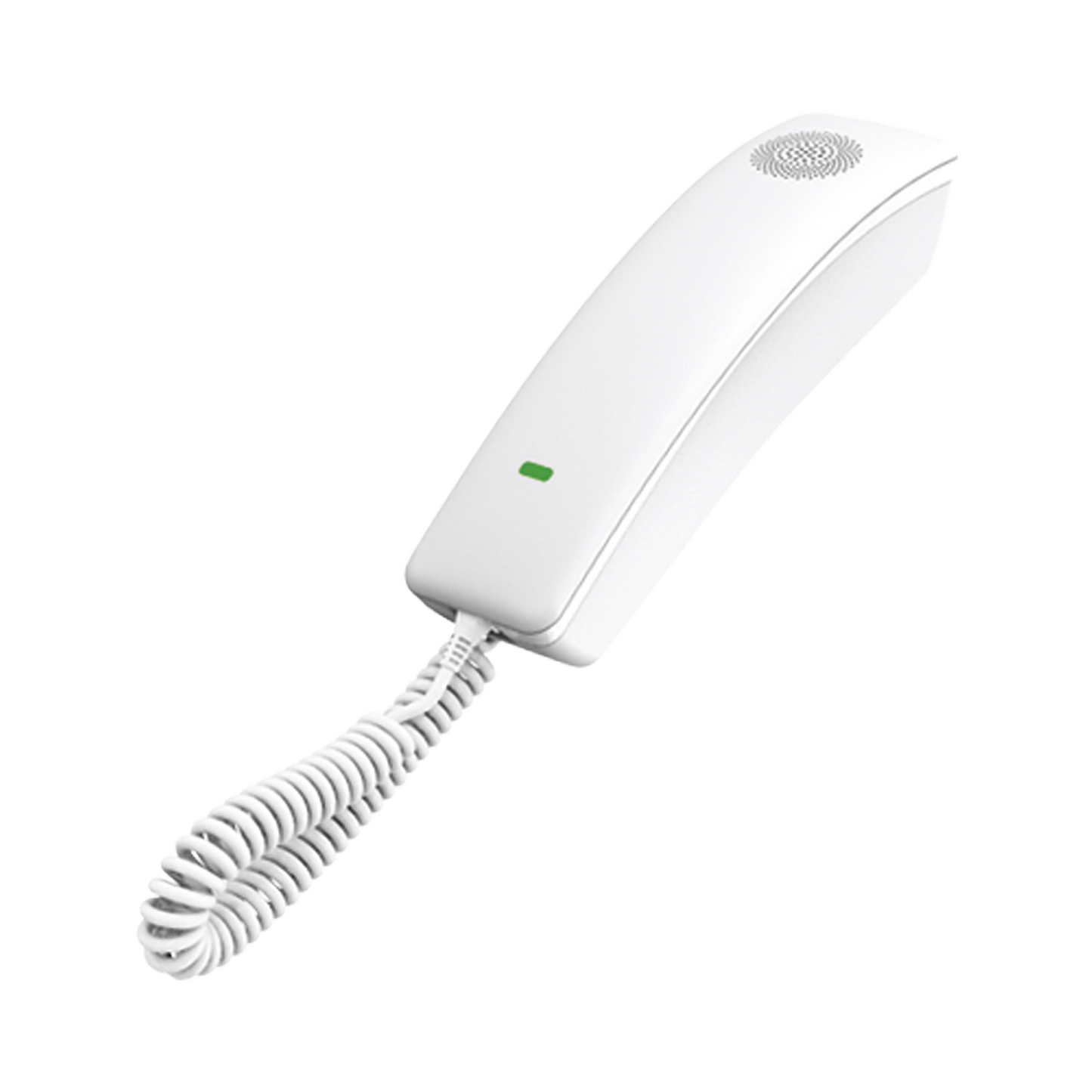 Teléfono IP profesional para HotelerÃa, montaje en pared, teclado numérico estándar, conferencia de 3 vÃas, Opus y PoE.