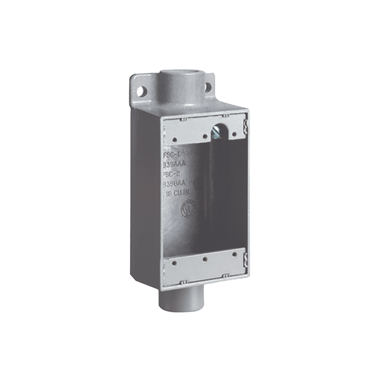 Caja Rectangular Tipo FSC de Aluminio libre de Cobre de 3/4".