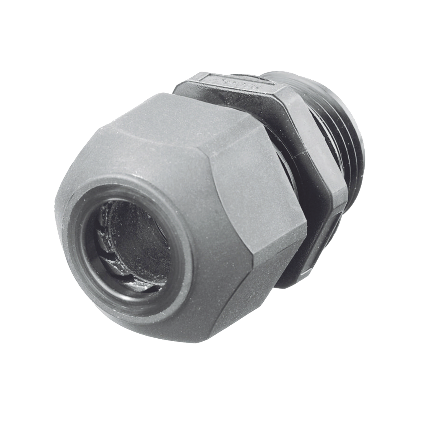 Conector de Cable, Estilo Europeo, para Conductores de 0.17" a 0.45", para Conduit 1/2", Color Gris.