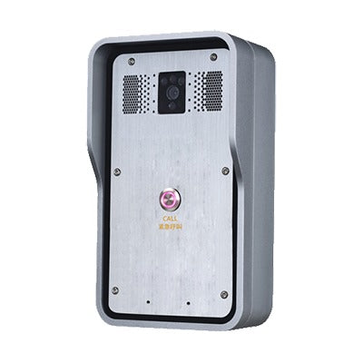 Video intercomunicador SIP para botón de pánico, PoE, Onvif con 1 relevador integrado.