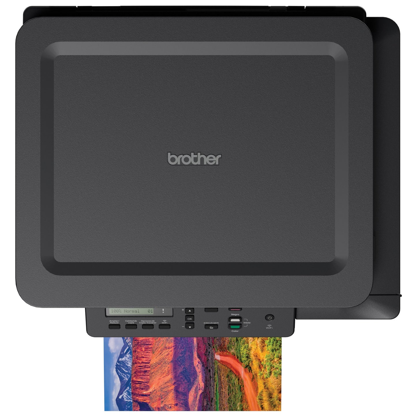 Multifuncional Tinta Continua Brother DCPT520W, 30 ppm negro/12 ppm color, Wifi, cama plana tamaño carta, Easy Setup