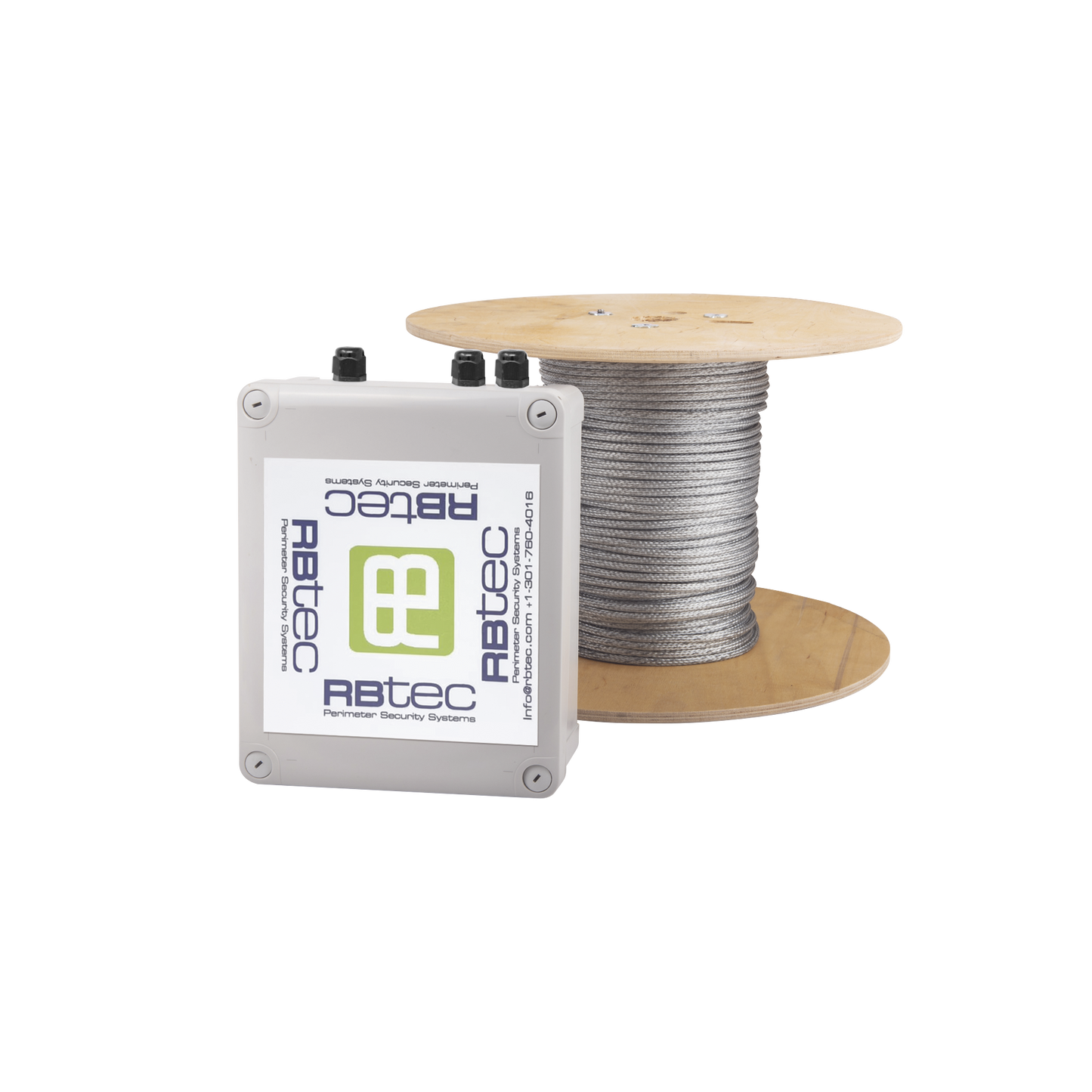 Kit de Cable Sensor Perimetral IRONCLAD para Cercas Ciclónicas / 152 METROS / 1 ZONA / Sin Falsas Alarmas por Viento / TODO Incluido