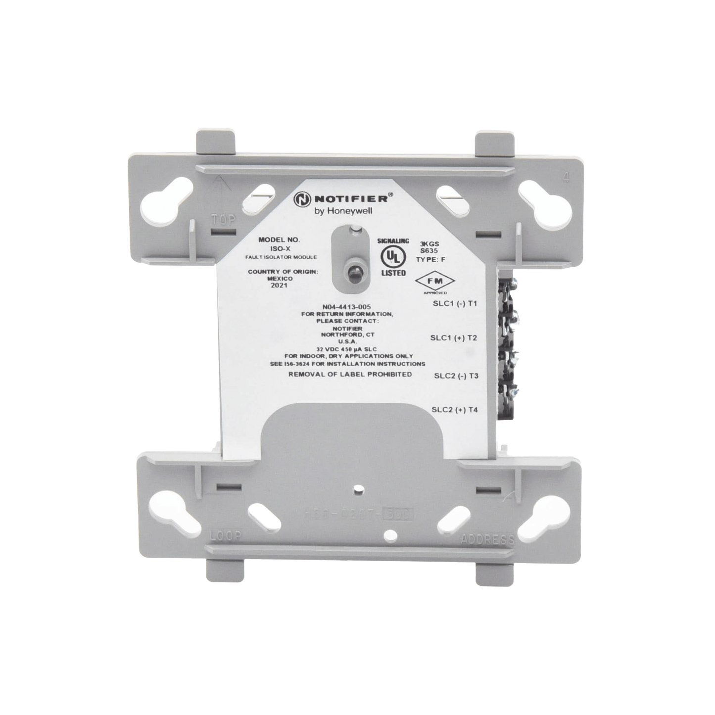 Módulo Aislador de Lazo SLC / TecnologÃa FlashScan® de NOTIFIER
