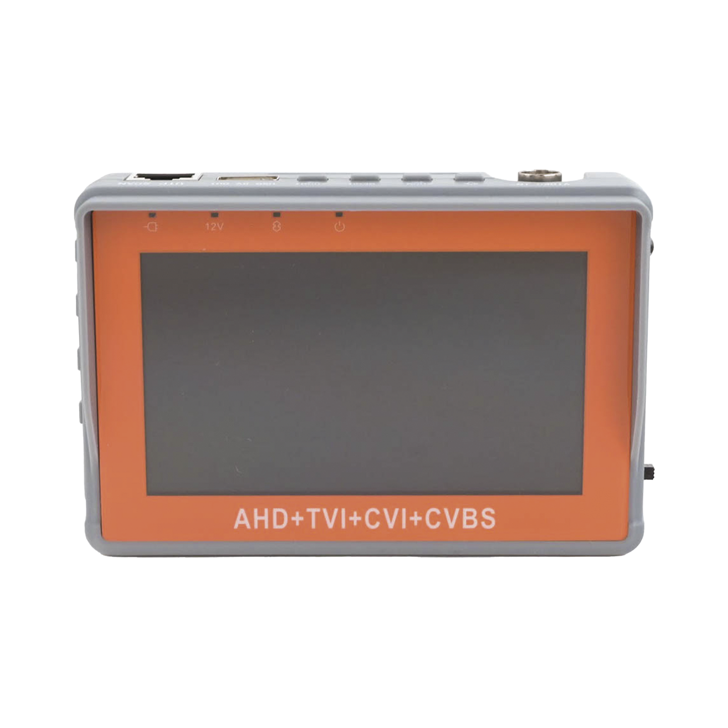 Probador de VÃdeo de Pulsera con Pantalla de 4" Para Cámaras HD-TVI 5MP, HD-CVI 5MP, AHD 5MP y Analógicas 1200 TVLs, control coaxitron