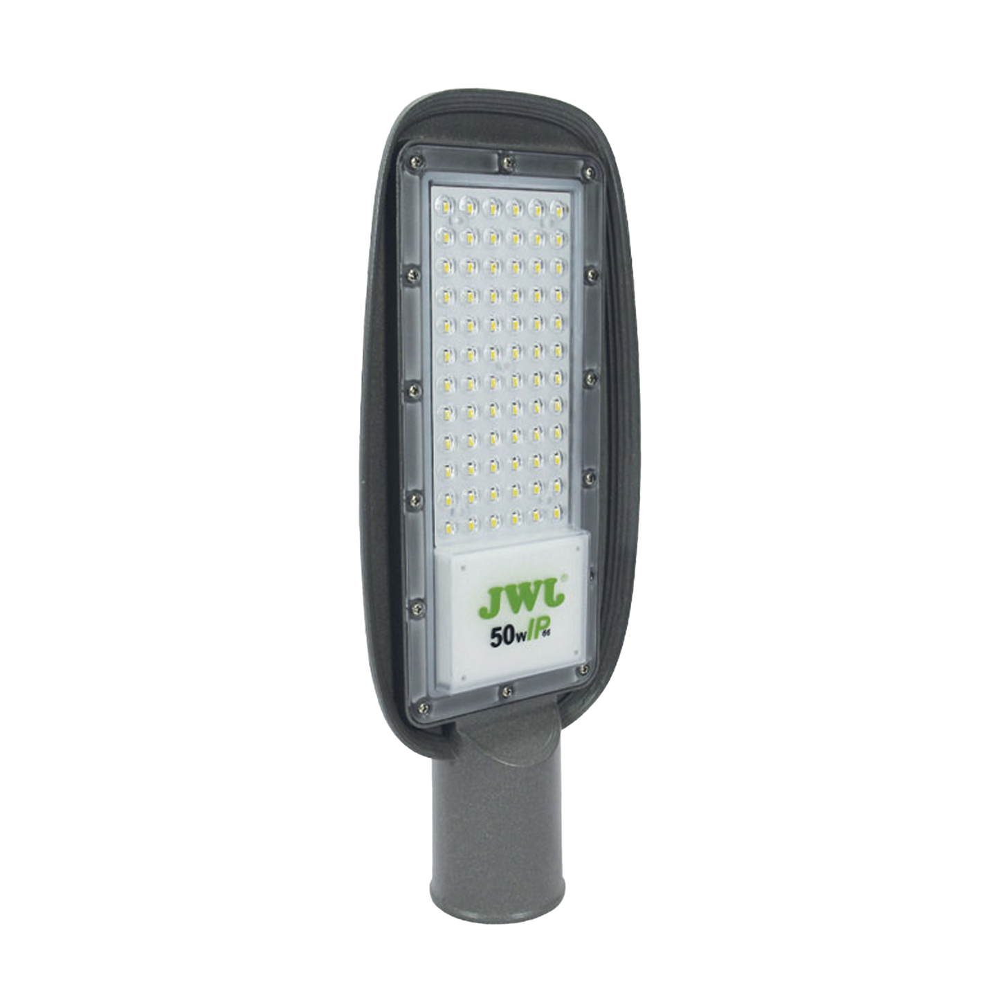 Luminaria LED con Fotocelda 100 W/ 100 - 265 V CA ~50/60 Hz / Color Blanco/ Dimensiones 200 x 465 x 78 mm / Ãngulo de Luz 135°.