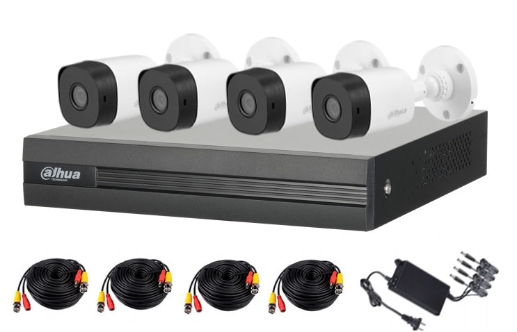 Kit de Videovigilancia Dahua 4 canales Dahua Technology KITXVR1B04-I1MP-2.8, 4, 1 MP