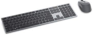 Kit Teclado y Mouse DELL KM7321W , Español, Gris