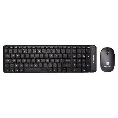 Kit Teclado y Mouse inalámbrico, compacto, Español, Negro, 10 m, 6000618 BROBOTIX
