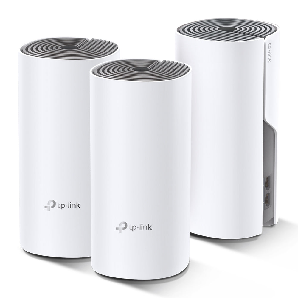 Kit Sistema MESH TP-LINK Deco E4(3-Pack), 2,4 GHz, 2, 2, 867 Mbit/s, Blanco