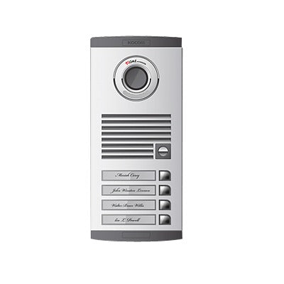 Videoportero Multiapartamento de 4-40 Apartamentos, Cableado de 2 Hilos Cámara Alta Definición