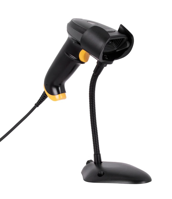 Lector de Código de Barras Alámbrico TechZone TZBESC4, 1 m, 100 lecturas/s, USB. 1D / 2 D