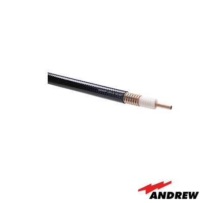 Cable coaxial Heliax de 1-1/4". Cobre corrugado. 100% Blindado. Retazo de 20 metros
