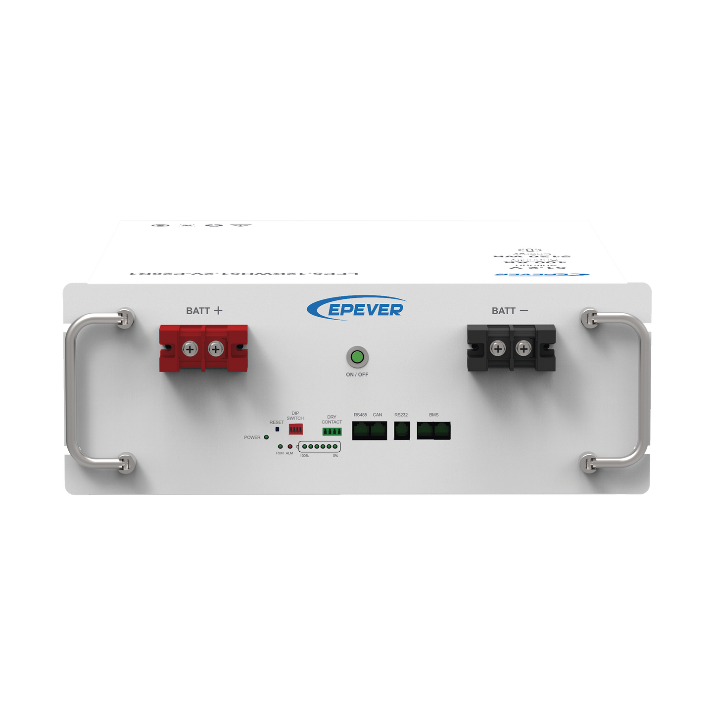 BaterÃa de Litio LiFePO4 51.2Vcc, 5.12Kwh, Rack 4UR para Montaje en Rack,