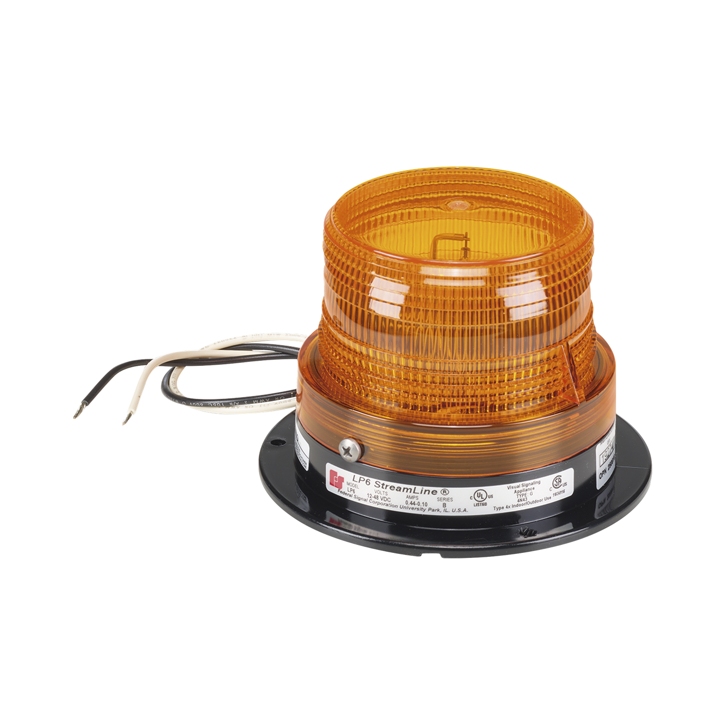 Estrobo streamline, mini, 120-240 Vca, ambar