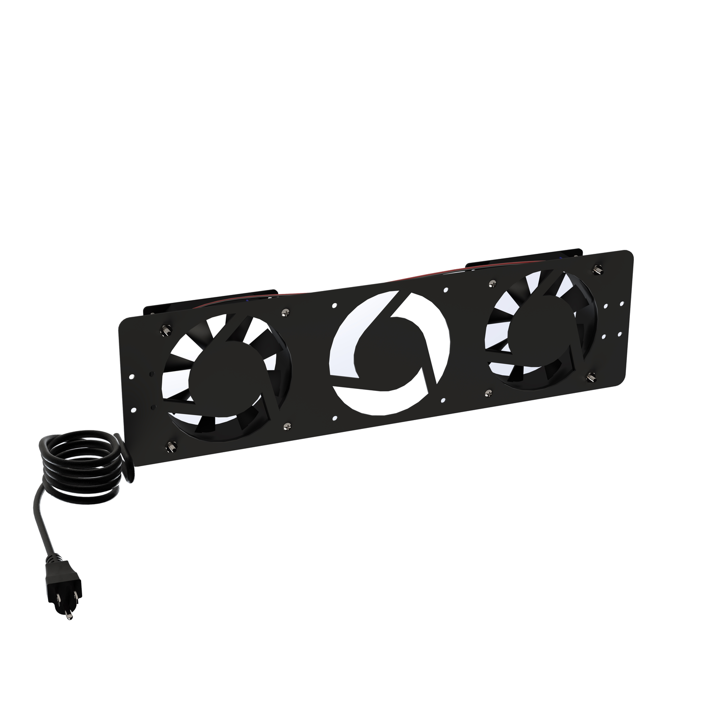 Kit de 2 Ventiladores 110 Vca (12 x 12 cm) con Clavija para Gabinete de Piso | LINKEDPRO BY EPCOM