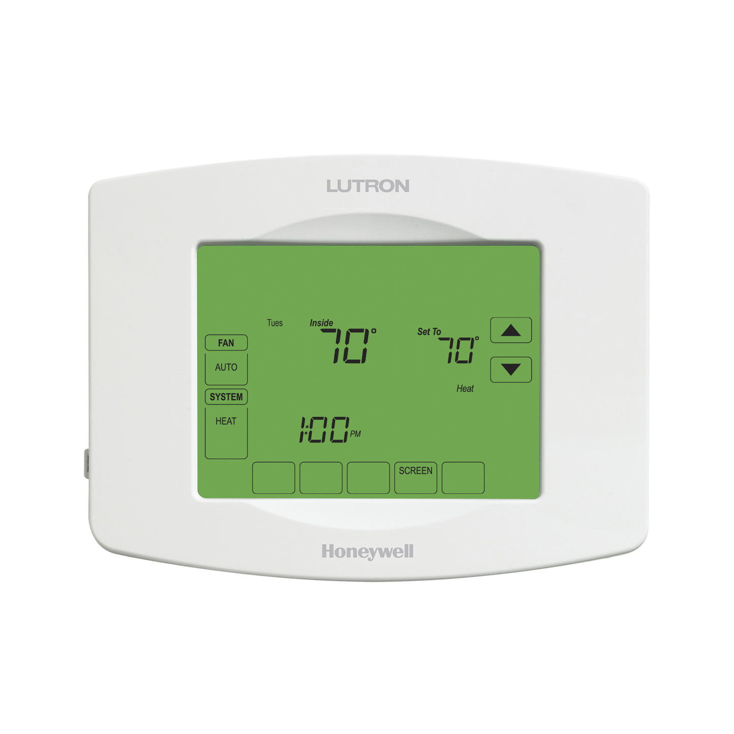 Termostato Touchpro inalambrico, para el control de clima, se integra a soluciones LUTRON RadioRa2/RA2 Select.