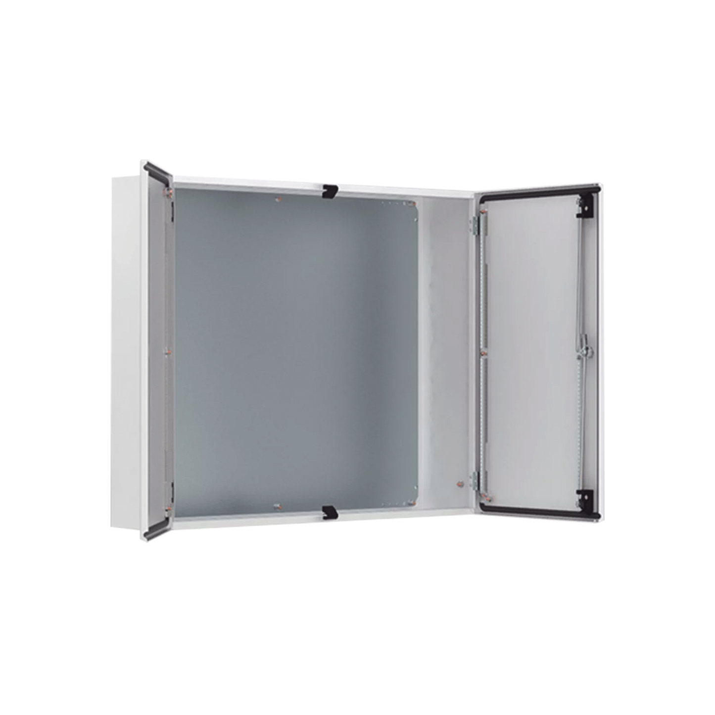 Gabinete de Doble Puerta, 800 x 1200 x 300 mm, de Acero Dulce. Protección NEMA 12, IP55, IK10