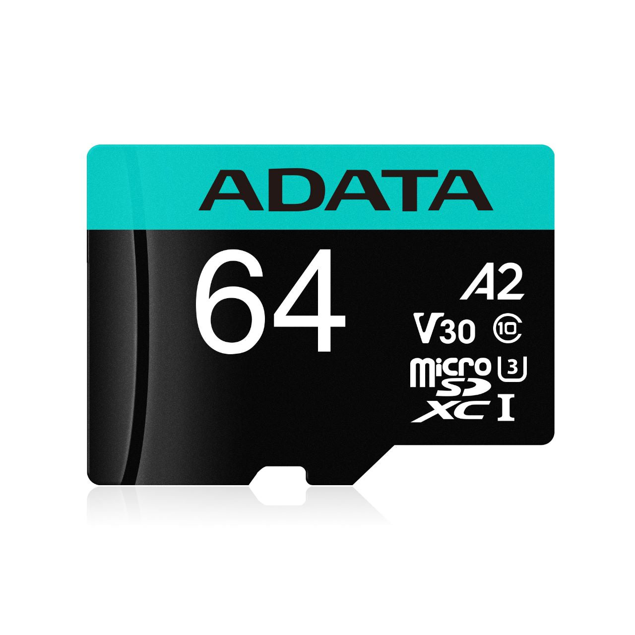 Micro Secure Digital Premier A2 ADATA UHS-I 64GB, 64 GB, Negro, UHS-I Class 10