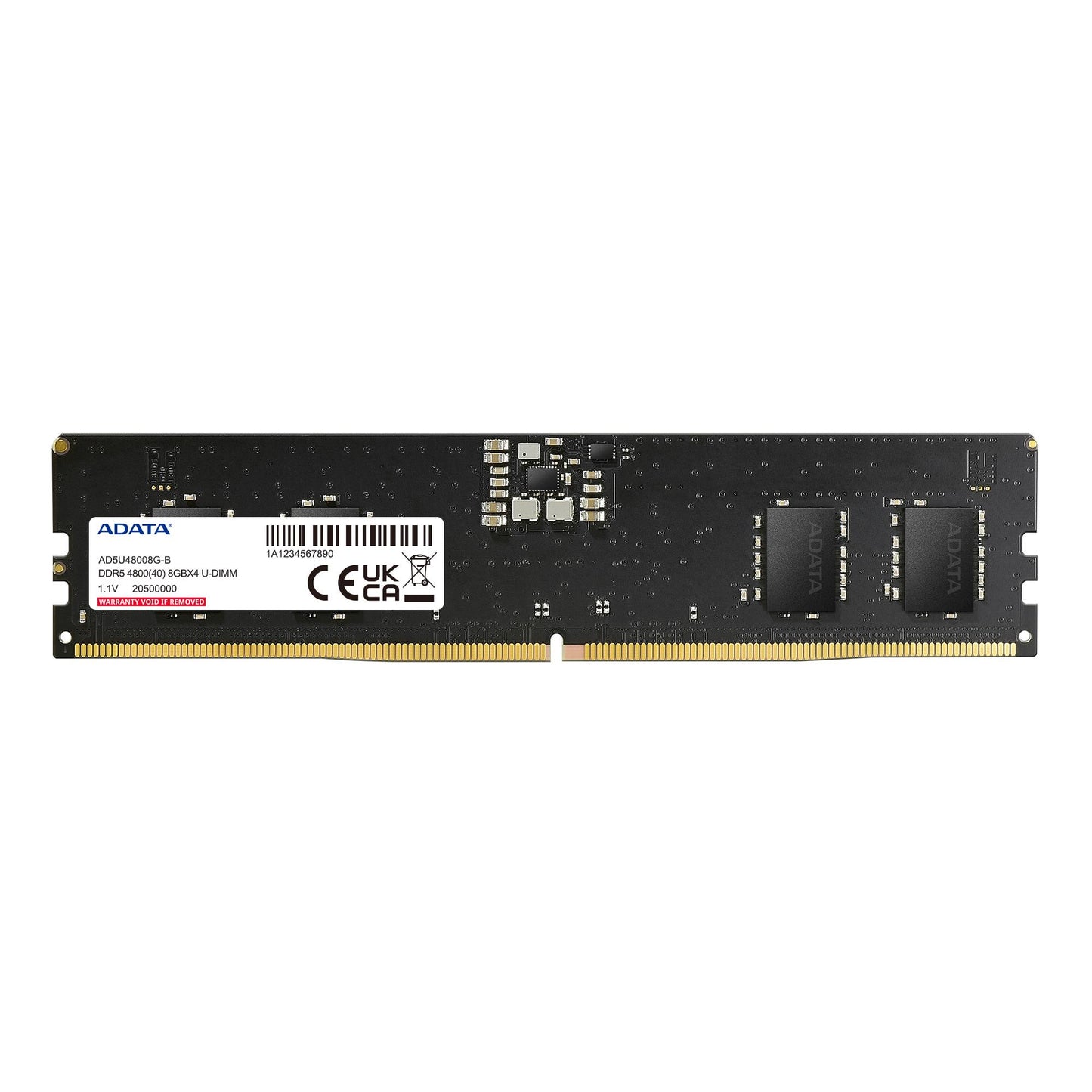 Memoria RAM ADATA AD5U48008G-S , 8 GB, DDR5, 4800MHz, UDIMM