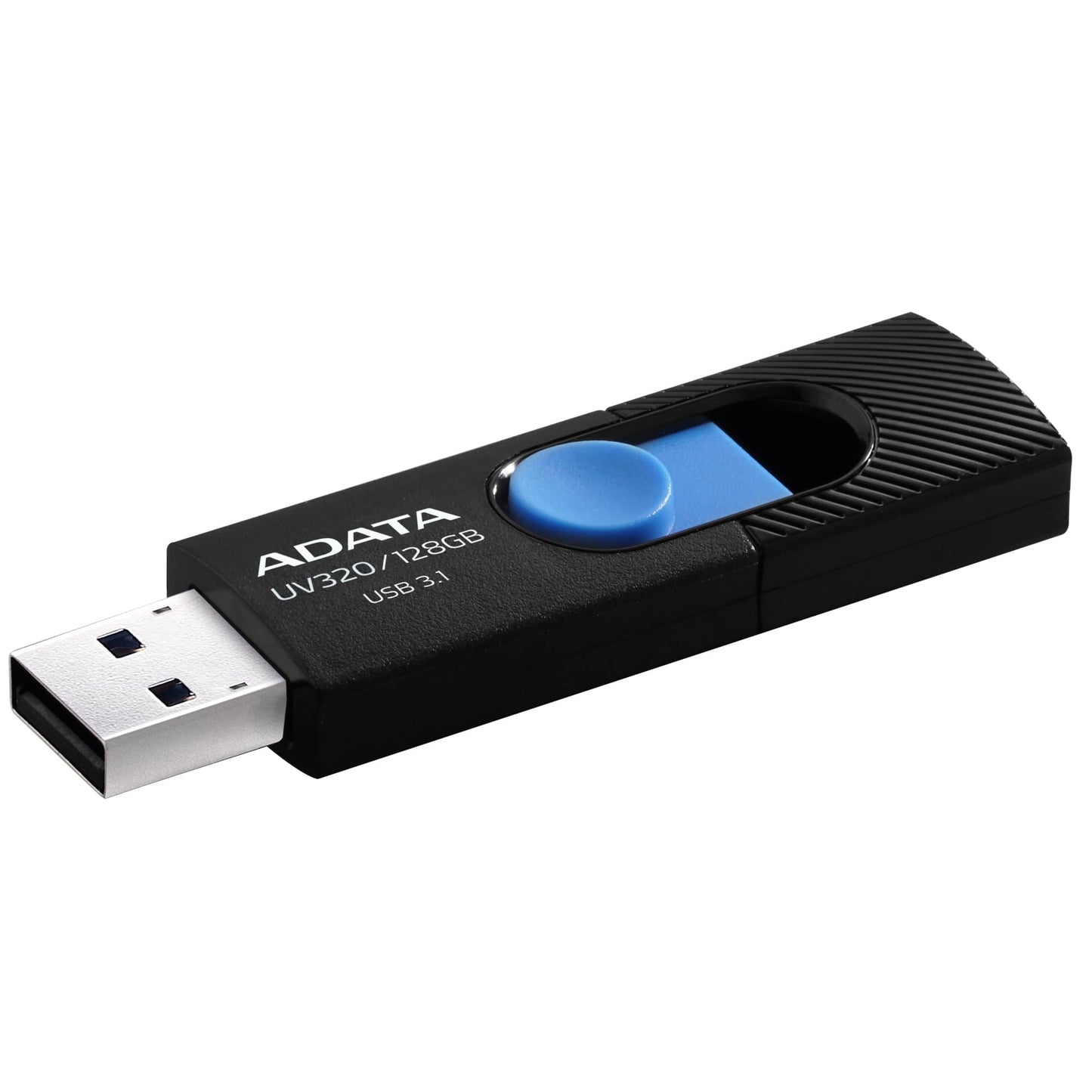 Memoria USB ADATA AUV320-128G-RBKBL, Negro / Azul, 128 GB
