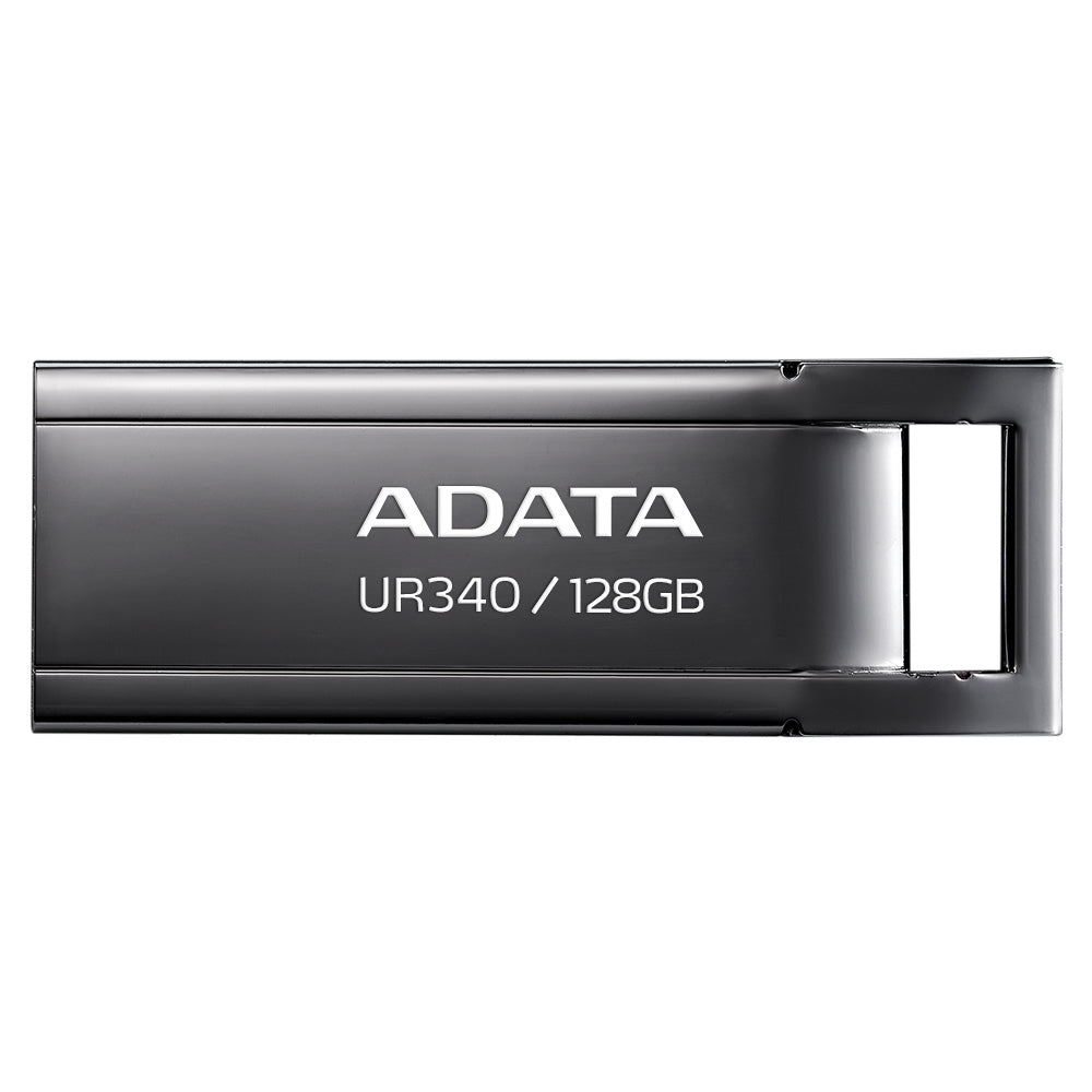 Memoria USB ADATA UR340, Negro, 128 GB, USB tipo A, 100 MB/s