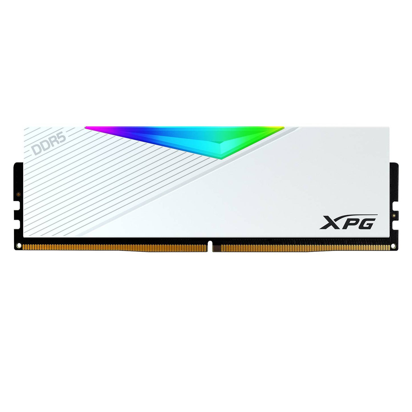 Memoria RAM ADATA XPG LANCER RGB, DDR5 16GB UDIMM 6000MHz. Disipador BLANCO con RGB. NP. AX5U6000C3016G-CLARWH