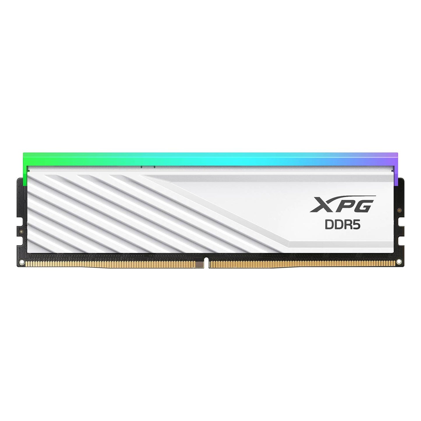 Memoria RAM ADATA XPG LANCER BLADE RGB, DDR5 16GB UDIMM 6000MHz, con Iluminación RGB. Disipador BLANCO. AX5U6000C4816G-SLABRWH