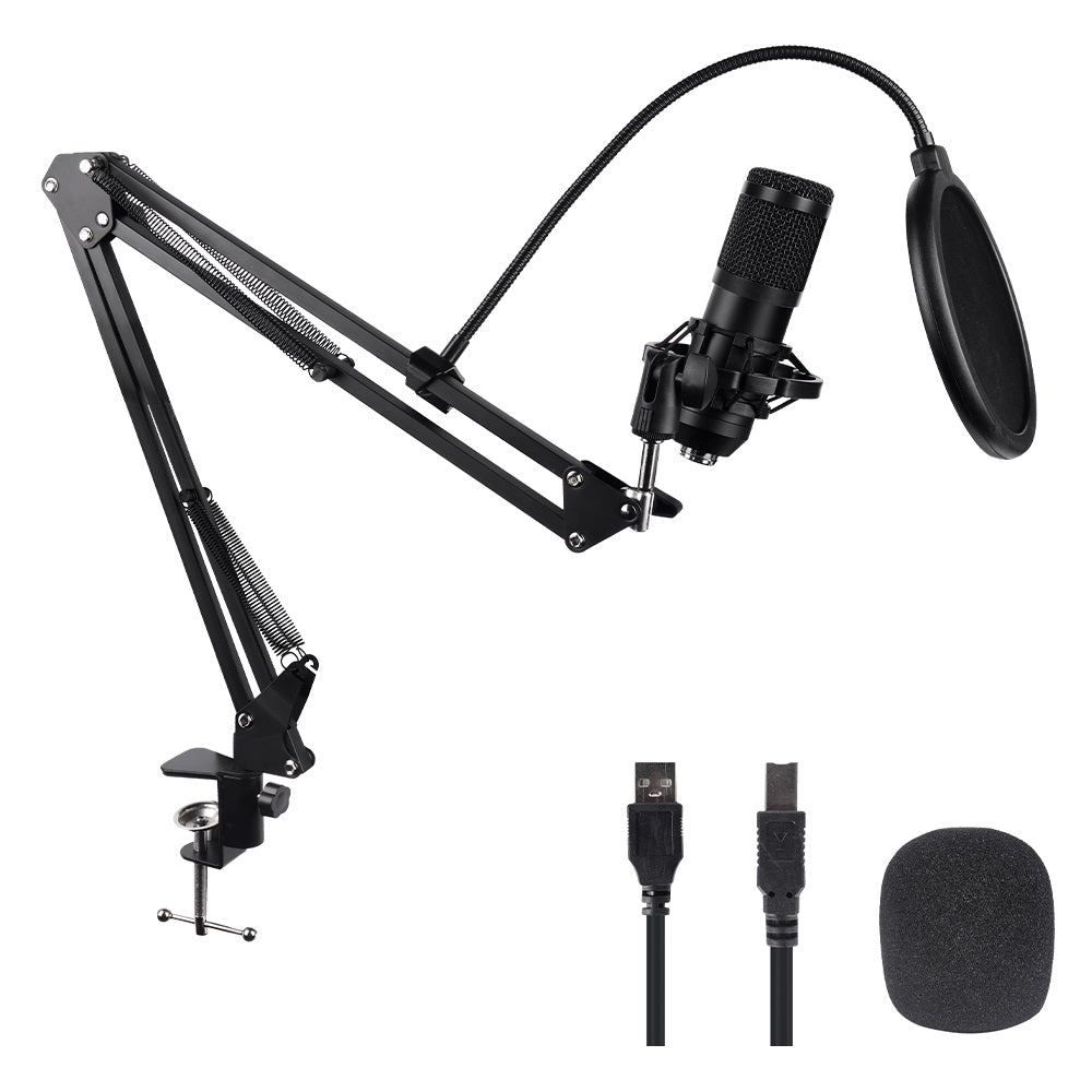 Micrófono BALAM RUSH USB OS Filtro Anti-Pop Black Stelar MC970 WINDOWS - MAC